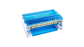 Blok Rozdzielczy Na Szynę Th35 Lub Do Pow. Płaskich 125A 4X15 Fj-415/125Be 90245