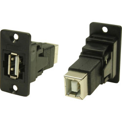Cliff CP30609N Socket Adapter USB Type A to Type B 1pc