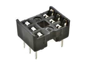 DIL6 DIP-6 Chip Base - Spring Pin Holders - 10 pcs