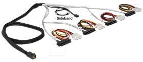 83391 miniSAS HD SFF-8643>4xSAS SFF-8482 +Power 1m