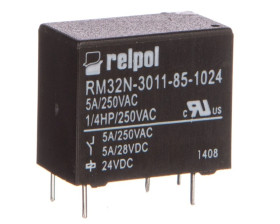 Przekaźniki miniaturowy 1P 5A 24V DC PCB RM32N-3011-85-1024 2615031