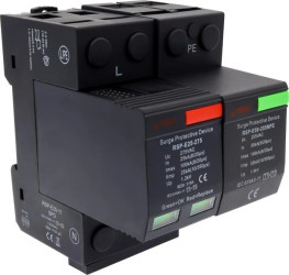 Ogranicznik przepięć Klasa I+ II (T1+T2) 230 V AC Iimp 25kA 10/350 Imax 100kA RSP-E25-11 2617364