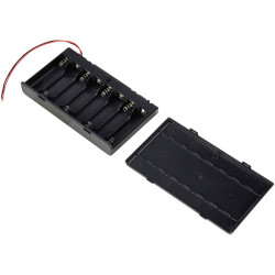 TRU COMPONENTS TC-13220648 Battery tray 8x AA Cable LxWxH 127x71x19mm