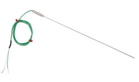 Termopara typ K do +1100C 250mm kabel 1m, Stal nierdzewna IEC