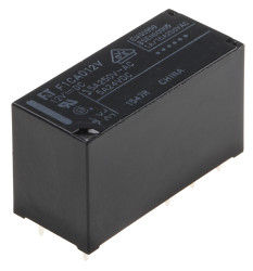 Przekaźnik mocy 12V dc DPDT Fujitsu 530mW, montaż PCB 270Ω Styk płytki drukowanej
