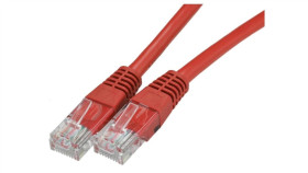 Patchcord Utp Kat.6 Kabel Sieciowy Lan 2X Rj45 Linka Czerwony 1M 40.2116