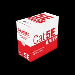 Kabel teleinformatyczny U/UTP kat.5e PVC Eca kabel sieciowy Q-LANTEC 305m KIU5PVC305Q A-LAN