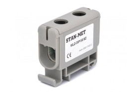 Złączka szynowa gwintowa al/cu 50mm2 szara WLZ-35P/50SZ