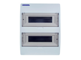 Rozdzielnica modułowa 2x12 podtynkowa IP40 z dymną osłoną N+PE S24 ENE-00342