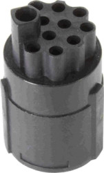 Pin insert, 12 pole for M17 round connector, 21175030000