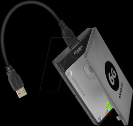 ADSA-1S6 External 2.5-inch SATA HDD enclosure, USB 3.0