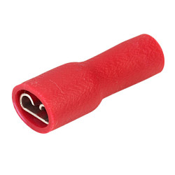TruConnect 4.8mm Red Insulated Receptacle Pack of 100