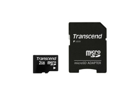 Karta Micro SD MicroSD, 2 GB Nie MLC, Transcend SD -25 → +85°C