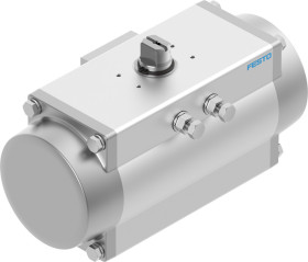 Siłownik pneumatyczny obrotowy kąt: 90° Pojedyncza maks. ciśnienie wlot: 8bar Festo G 1/4