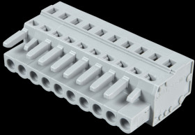 231-110/026-000 Female multipoint connector, 10-pin, RM 5.0 mm