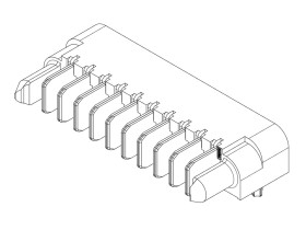Obudowa złącza Złącze PCB Molex do użytku z: Board-to-Board, Power