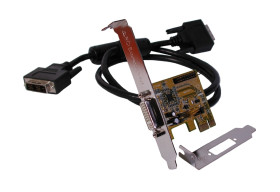 Karta rozszerzeń PCIe, DVI, l. portów: 1, magistrala: PCIe, PCI