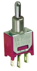 Przełącznik Wł.-wł. średnica wycięcia 4.95mm SPDT RS PRO Montaż panelowy długość przełącznika 9.4mm