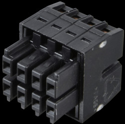 713-1104 WAGO MINI HD, female multi-point connector, 2x4-pin, RM 3.5