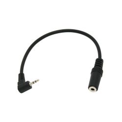 Przejście Jack wt.2,5st-gn3,5st z kablem kątowe