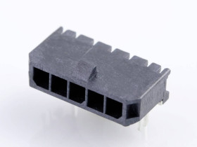 Molex Listwa kołkowa, męska, do wbudowania, standardowa Ilość pinów 5 Wymiary siatki: 3.00 mm 436500504 1 szt. paleta
