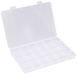 Quadrios 23SA088 Skrzynka (D x S x W) 19 x 13 x 1.5 cm Ilość przegród: 24 stały podział Content 1 szt.