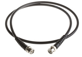 Kabel koncentryczny złącze A BNC złacze B BNC długość 1m typ kabla RG59 Z zakończeniem