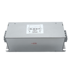 Filtr sieciowy 42 A YX81G 3-fazowy 1 mΩ 520V ac 50/60 Hz 3 x 1.0 mH RS PRO Blok zaciskowy Montaż w obudowie