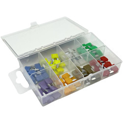 ESKA 341.750 Car mini blade-type fuse 2-30A Violet-Orange-Brown etc 80 pcs