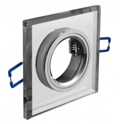 BRILLANTE kwadrat biały szkło MR16 GTV 109675