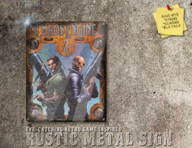 Chic Amiga Game Chaos Engine 2 Box Artwork Metal Sign [661]