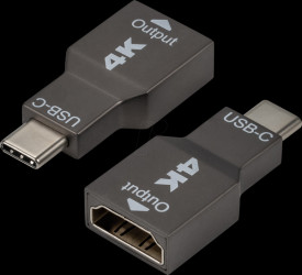 USBC-HDMI-MF USB-C connector to HDMI port, 4K at 30 Hz