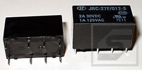 Przekaźnik JRC/HFD27/012-S TELEKOM. Hongfa odp.M4-12VDC 2P 2A