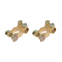 Klemy akumulatora 2szt zestaw + - 35-50mm klema zacisk
