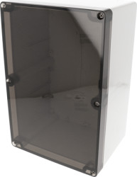 PC enclosure, (L x W x H) 239 x 160 x 119 mm, light gray (RAL 7035), IP68, 1554VB2GYSL