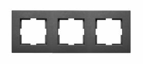 Ramka VIKO trzykrotna antracytowa - NOVELLA