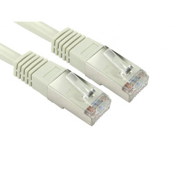 Kabel Ethernet Cat5e długość 0.5m Z zakończeniem RS PRO PVC l. żył: 8 średnica 5.6mm