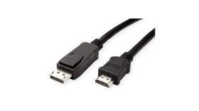 Kabel DisplayPort długość 1m B: HDMI A: Display Port Value 1080p