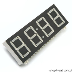 KT4056SGI LED 4X7 Charact Yellow 7-Segment SIL12 KOUHI 800