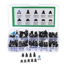 540 szt 10 wartościi Przycisk taktylny Mini Momentary Tact zestawienie zestawu DIY