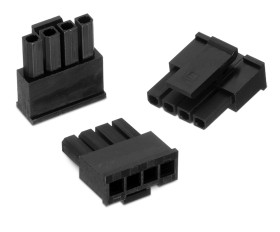 Obudowa złącza 4-pinowe -rzędowe raster: 3mm Wurth Elektronik Żeński Montaż na kablu WR-MPC3 66200113722, 66200313722,