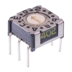 P36106 APEM Low Profile Hexadecimal Rotary Code Switch