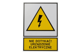 Tabliczka /znak ostrzegawczy/ TZO 148X210P /N.D.U.E./ E04TZ-01012140100 /10szt./