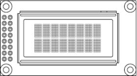 OLED-008N002A 8 x 2 Character OLED