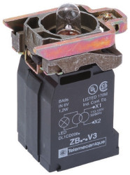 Moduły podświetlające styków Schneider Electric Harmony XB4 blokada Blok świetlny LED, przyłącze śrubowe kolor Biały