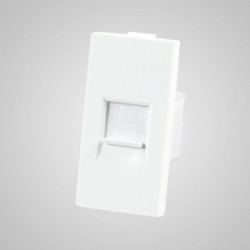 TouchMe Moduł 1/2 gniazdo komputerowe RJ45 białe TM903W