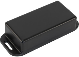 PC miniature enclosure, (L x W x H) 40 x 80 x 22 mm, black (RAL 9005), IP68, 1551WKFLBK