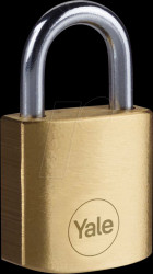 Y110B/25/113/1/B Padlock, brass, 25 mm