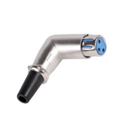 XLR żeński 3-pin kątowy