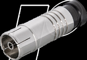 FSQ2L IEC compression coupling for 6.8 - 7.2 mm, nickel-plated